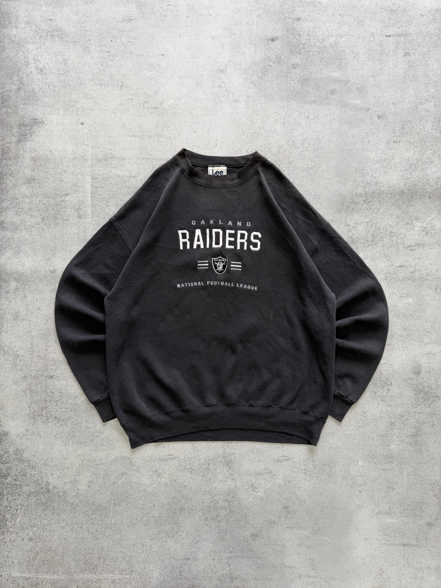 Vintage Lee Oakland Raiders NFL Sweatshirt - XL | Restated Vintage