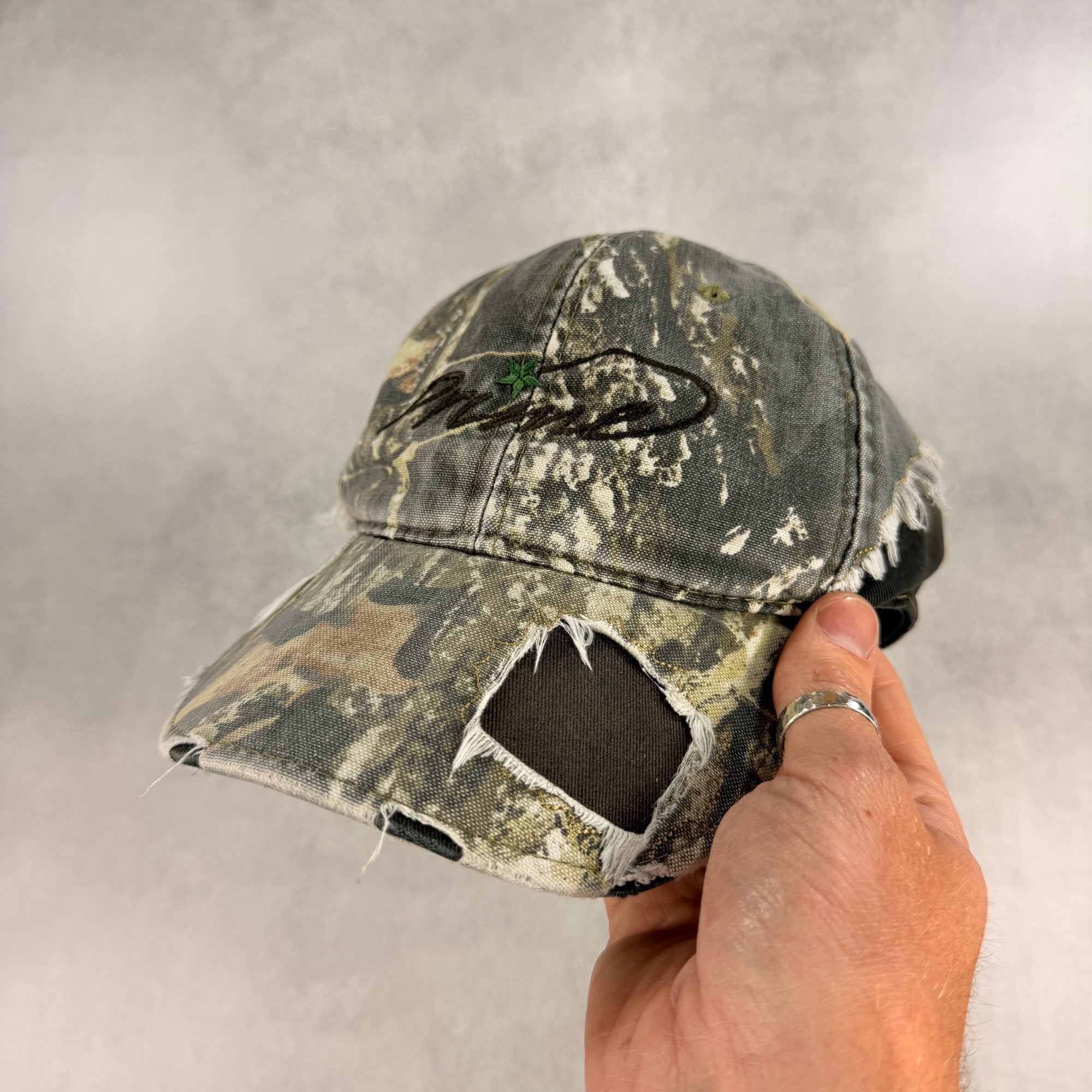 Real Tree Distressed Cap