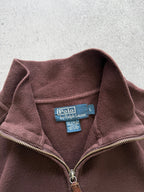 Vintage Polo Ralph Lauren Quarter Zip Sweater- XL