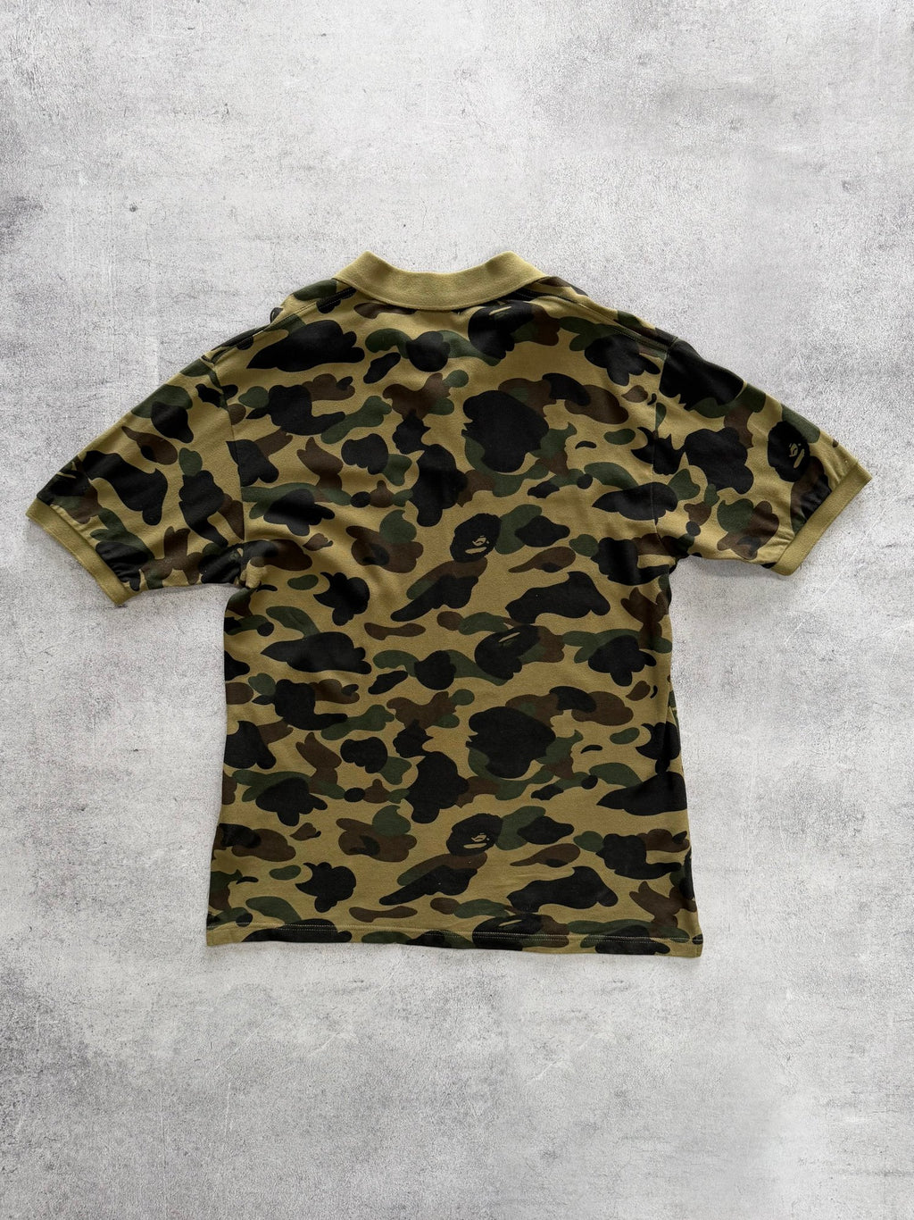 A Bathing Ape Camo Polo - XXL