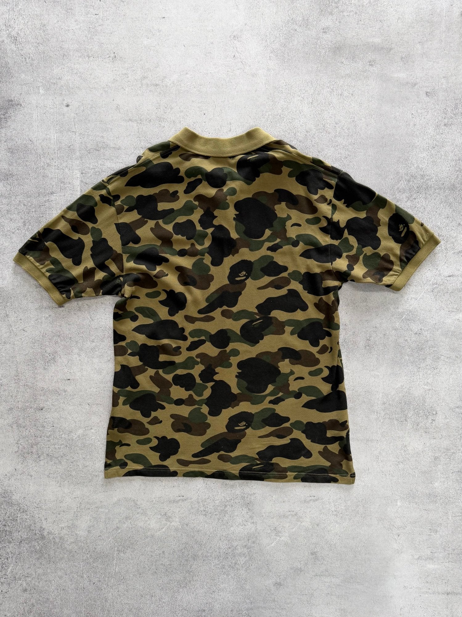 A Bathing Ape Camo Polo - XXL