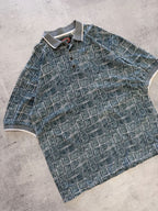Reebok Golf Checkered Polo - L