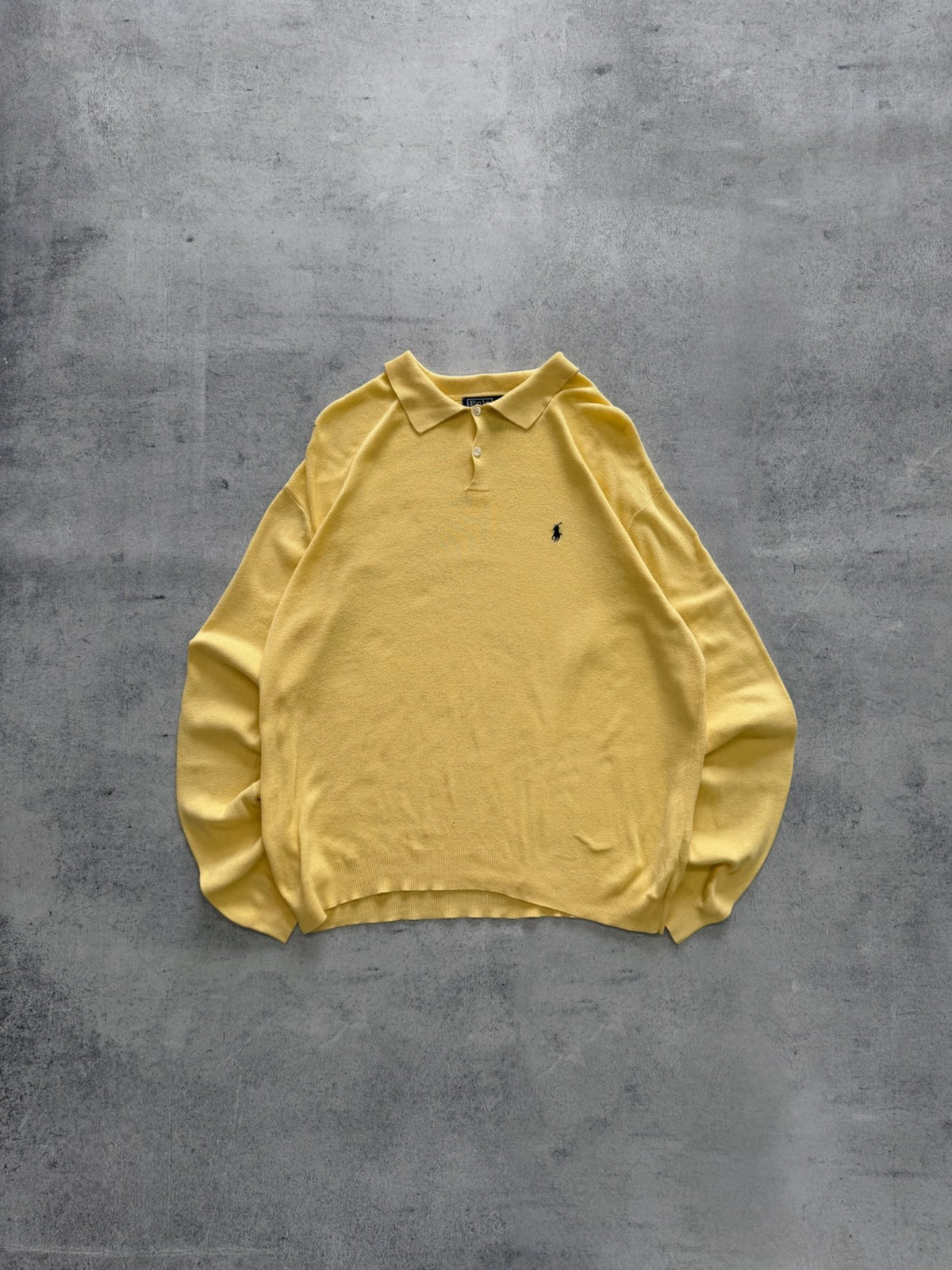 Yellow Ralph Lauren Polo Knitwear Sweater - L