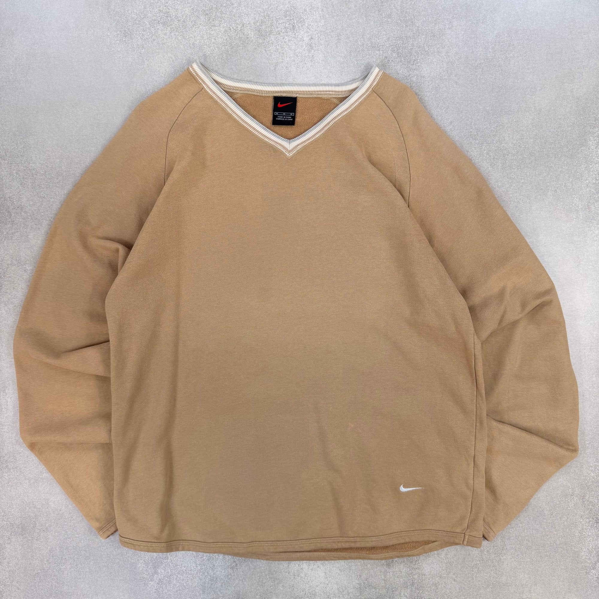 Nike V-Neck Sweatshirt - M