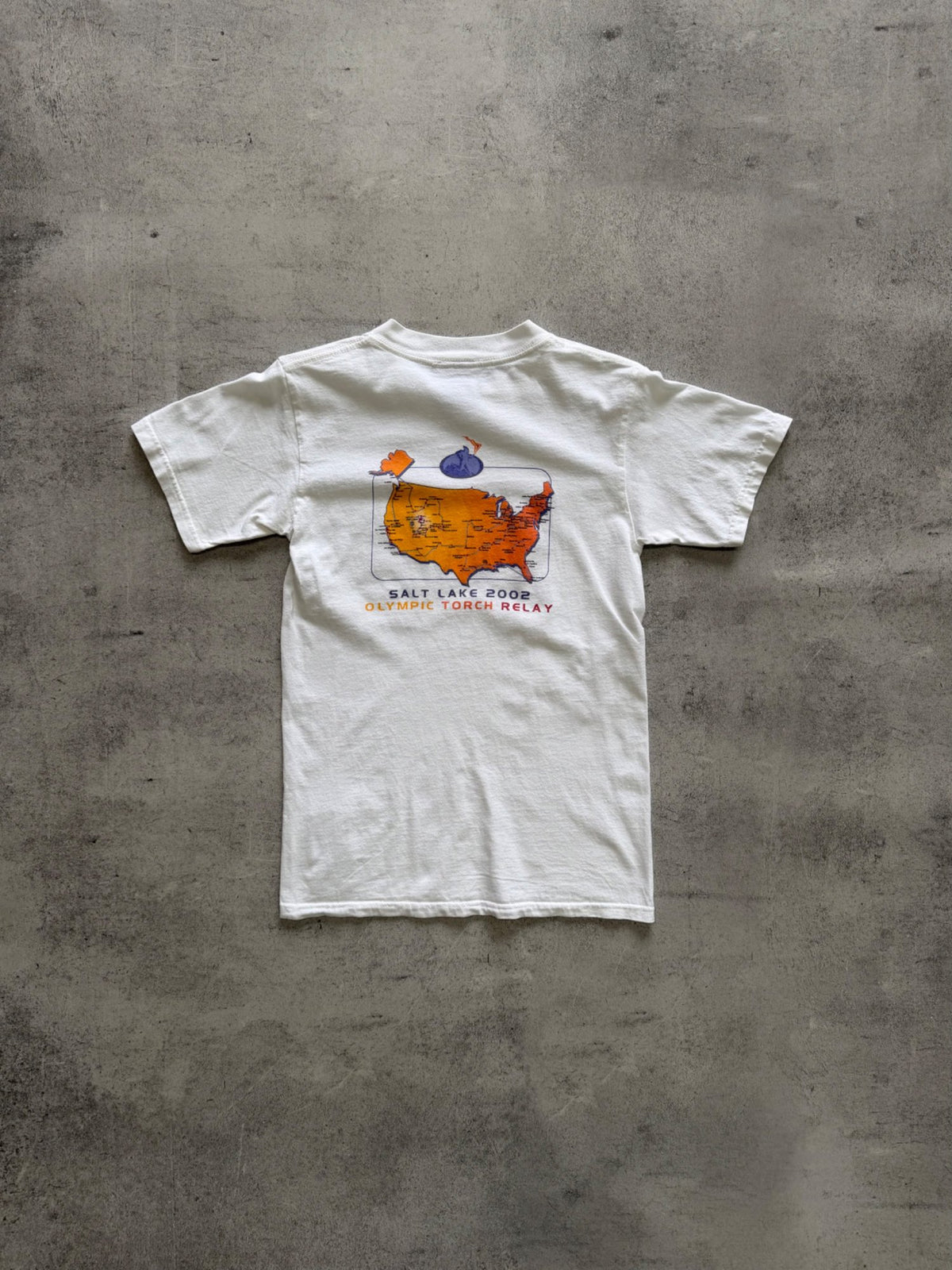 Vintage Salt Lake 2002 Olympic Torch Relay T-Shirt - S