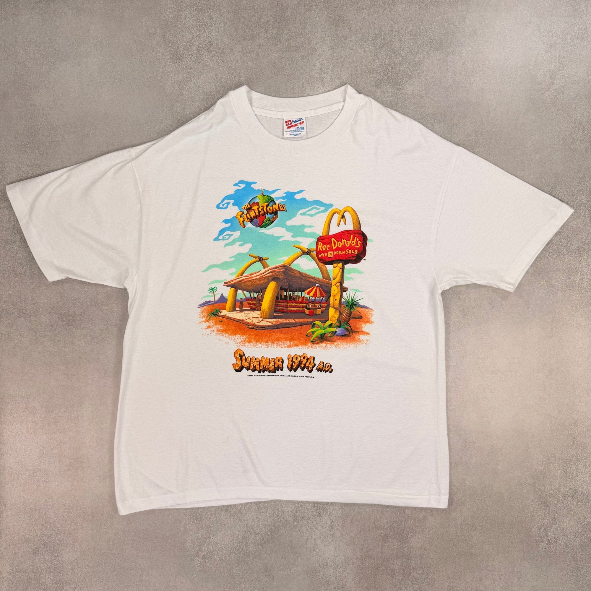 1994 Flintstones T-Shirt - XL