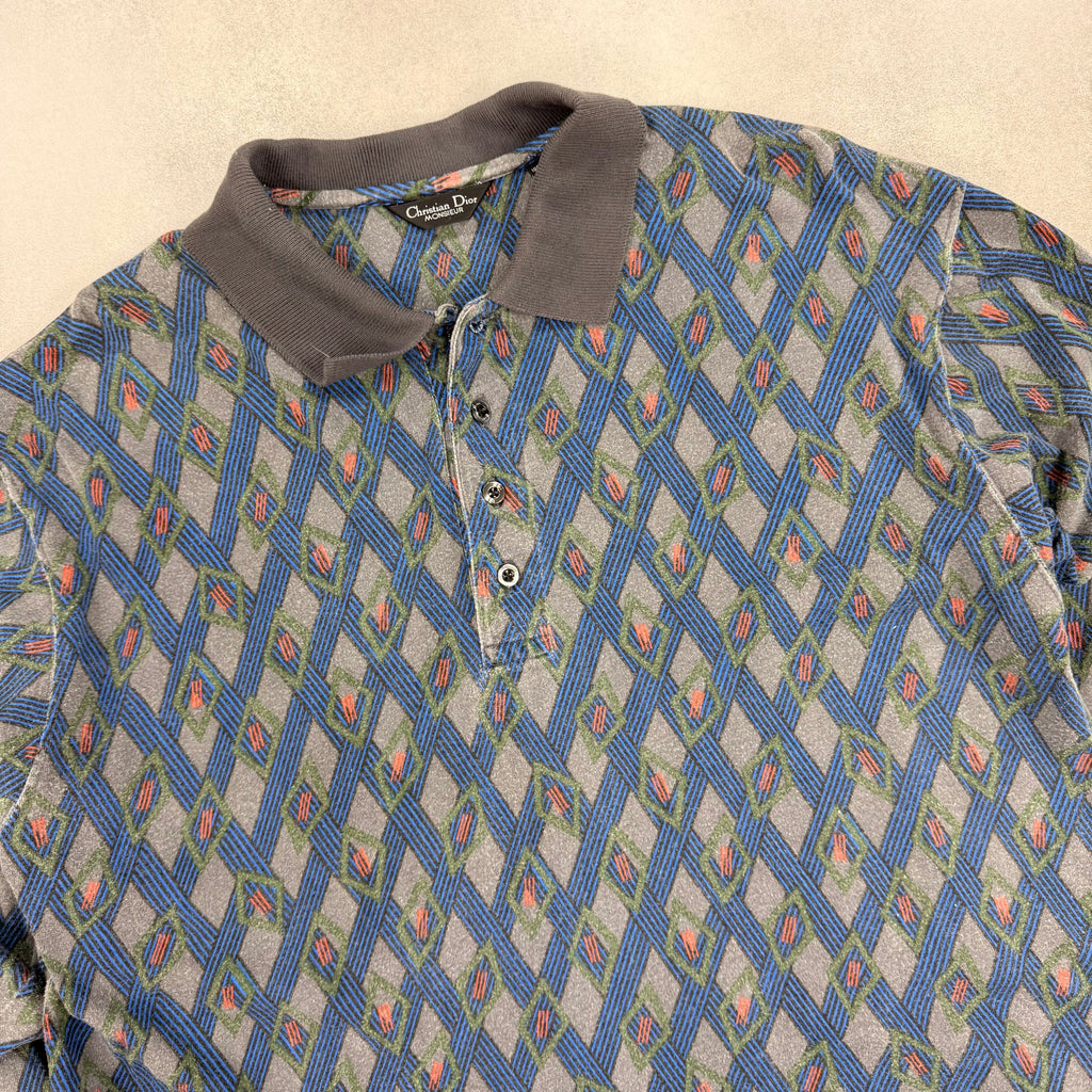 Christian Dior Long Sleeve Polo - M