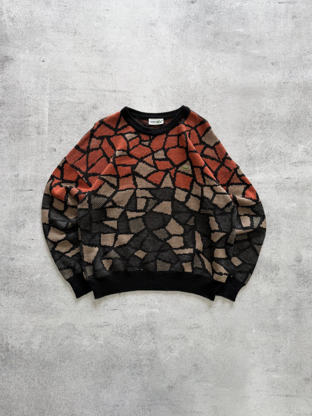 Lacoste Chemise Knit Sweater - L