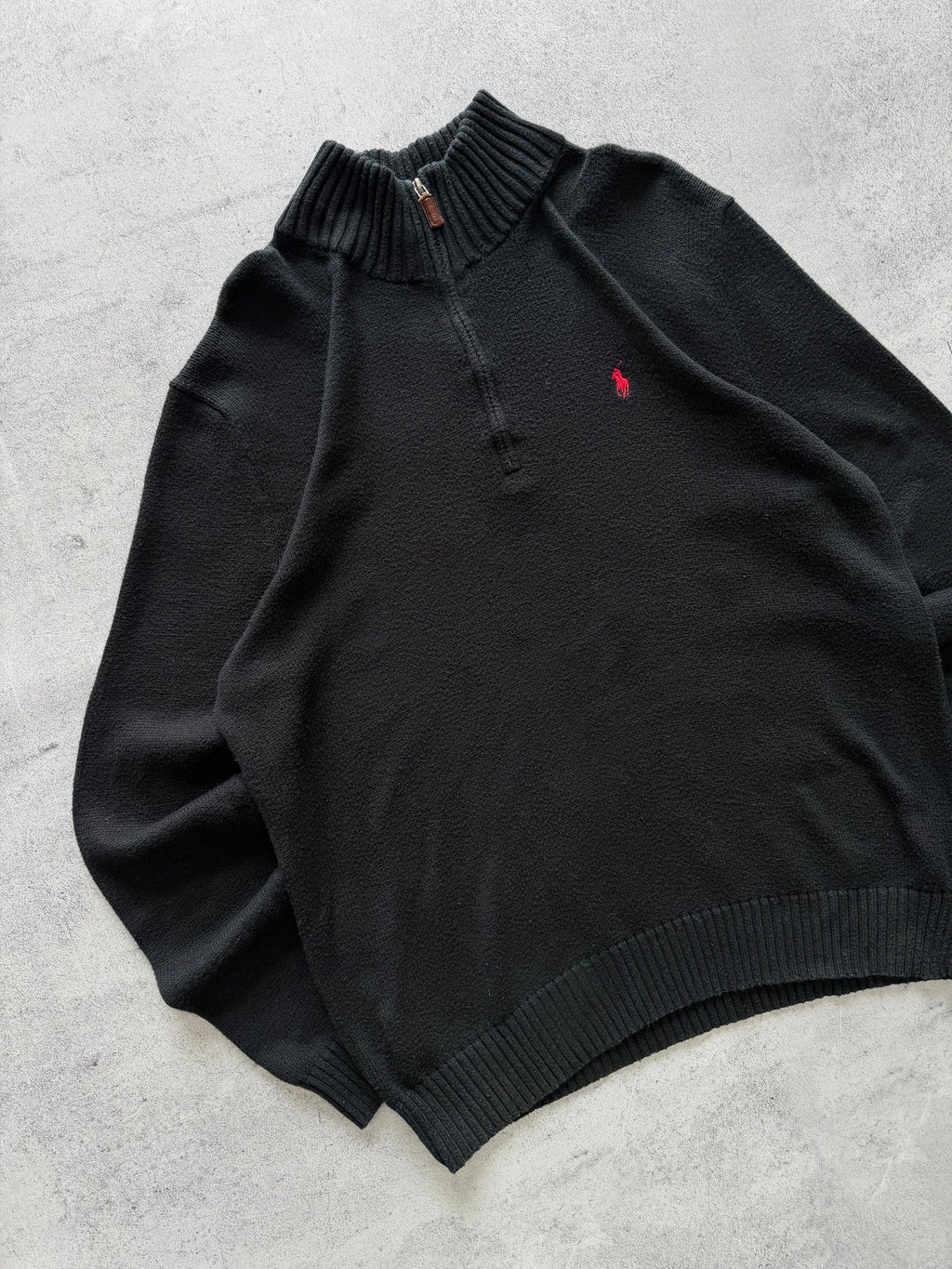 Vintage Polo Ralph Lauren Quarter Zip Sweater - L