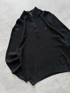 Vintage Polo Ralph Lauren Quarter Zip Sweater - L