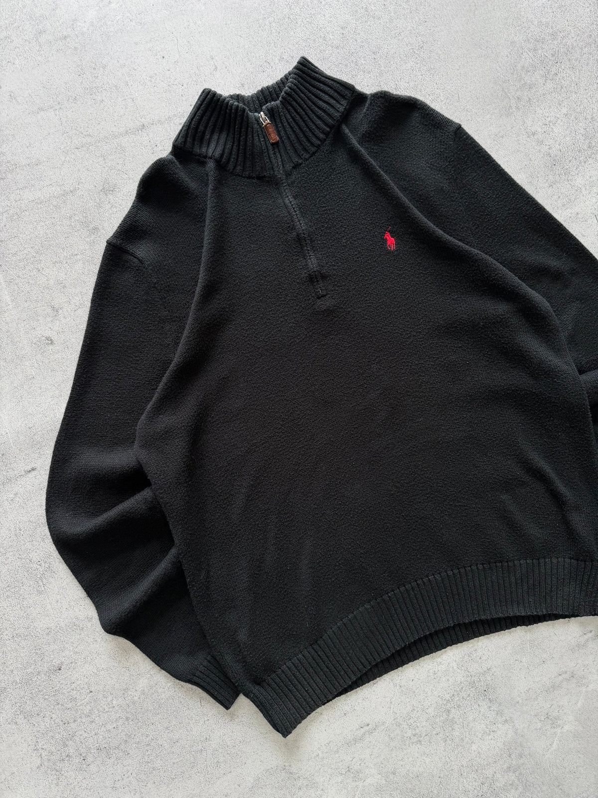 Vintage Polo Ralph Lauren Quarter Zip Sweater - L