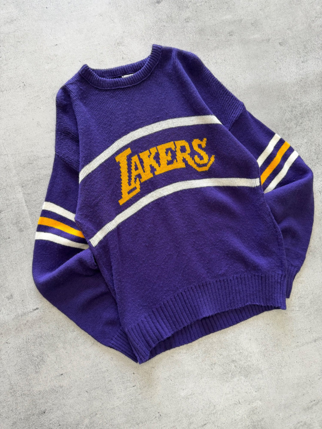 Cliff Engle Lakers Sweater - L