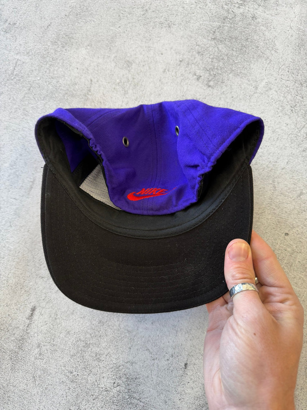 Vintage Purple Nike Logo Cap