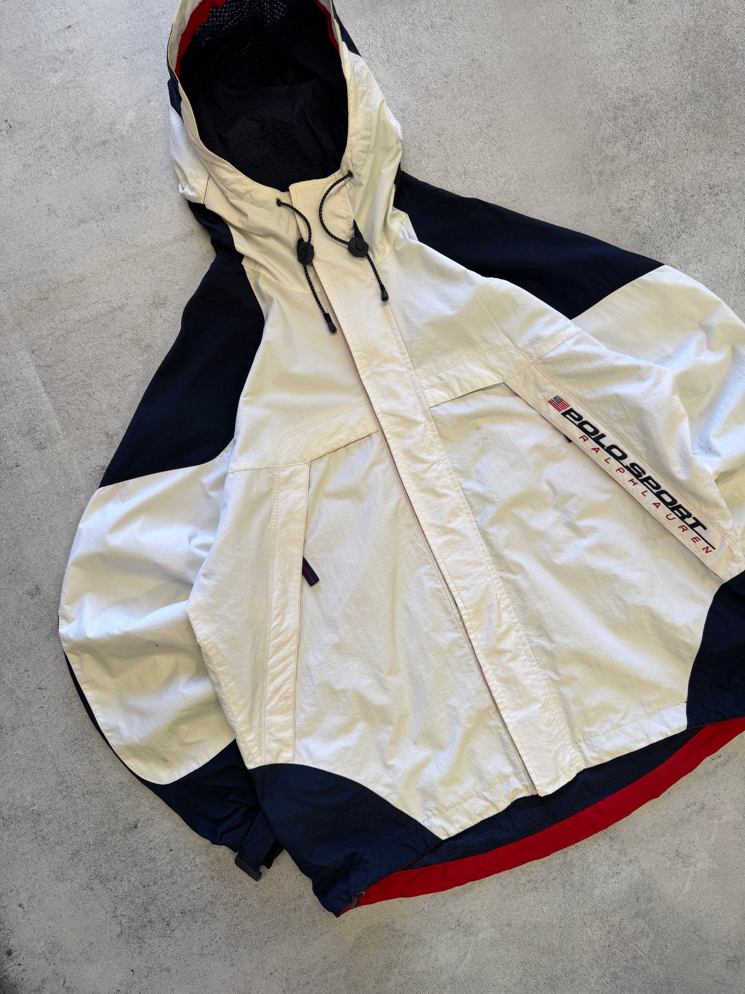 Vintage Polo Sport Ralph Lauren Hooded Jacket - L