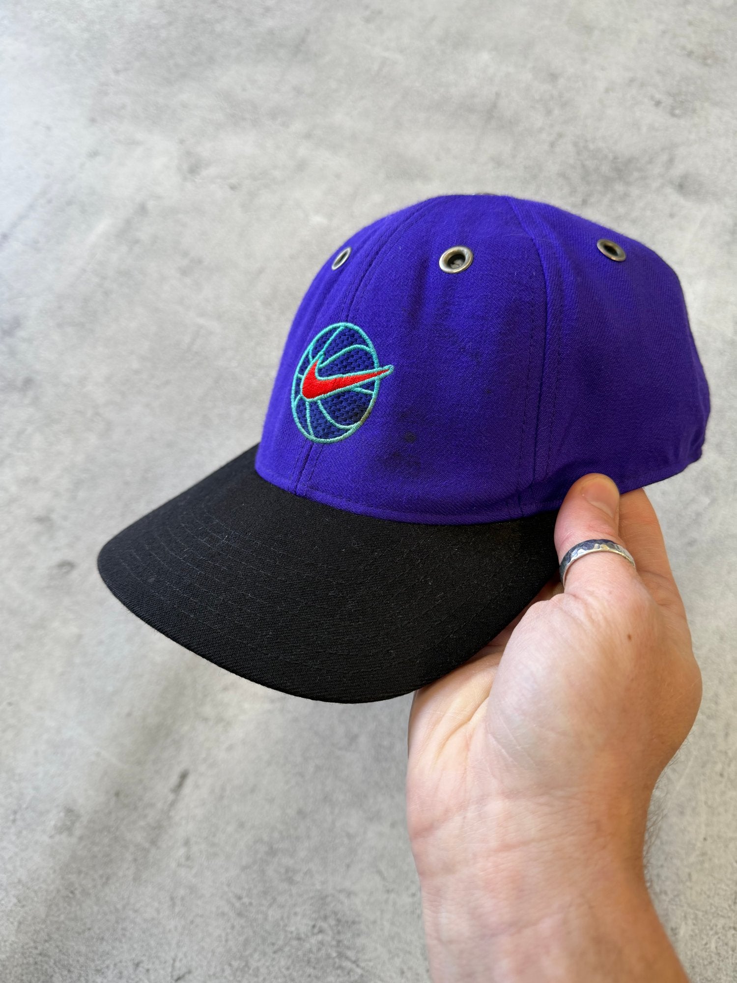 Vintage Purple Nike Logo Cap