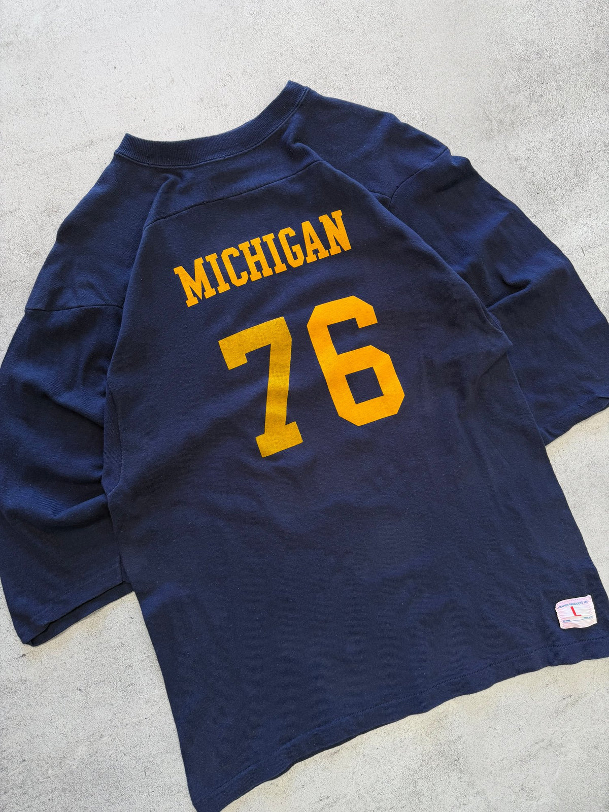 Champion Michigan 76 Navy Jersey - L