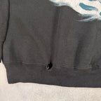 Graphic Wolf Sweatshirt - L