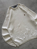 Vintage Tommy Hilfiger Logo Sweater - L