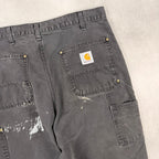 Carhartt Black Double Knee Pants - W34
