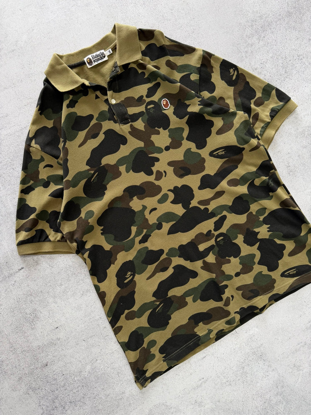 A Bathing Ape Camo Polo - XXL