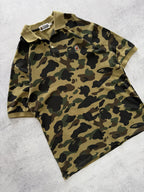 A Bathing Ape Camo Polo - XXL