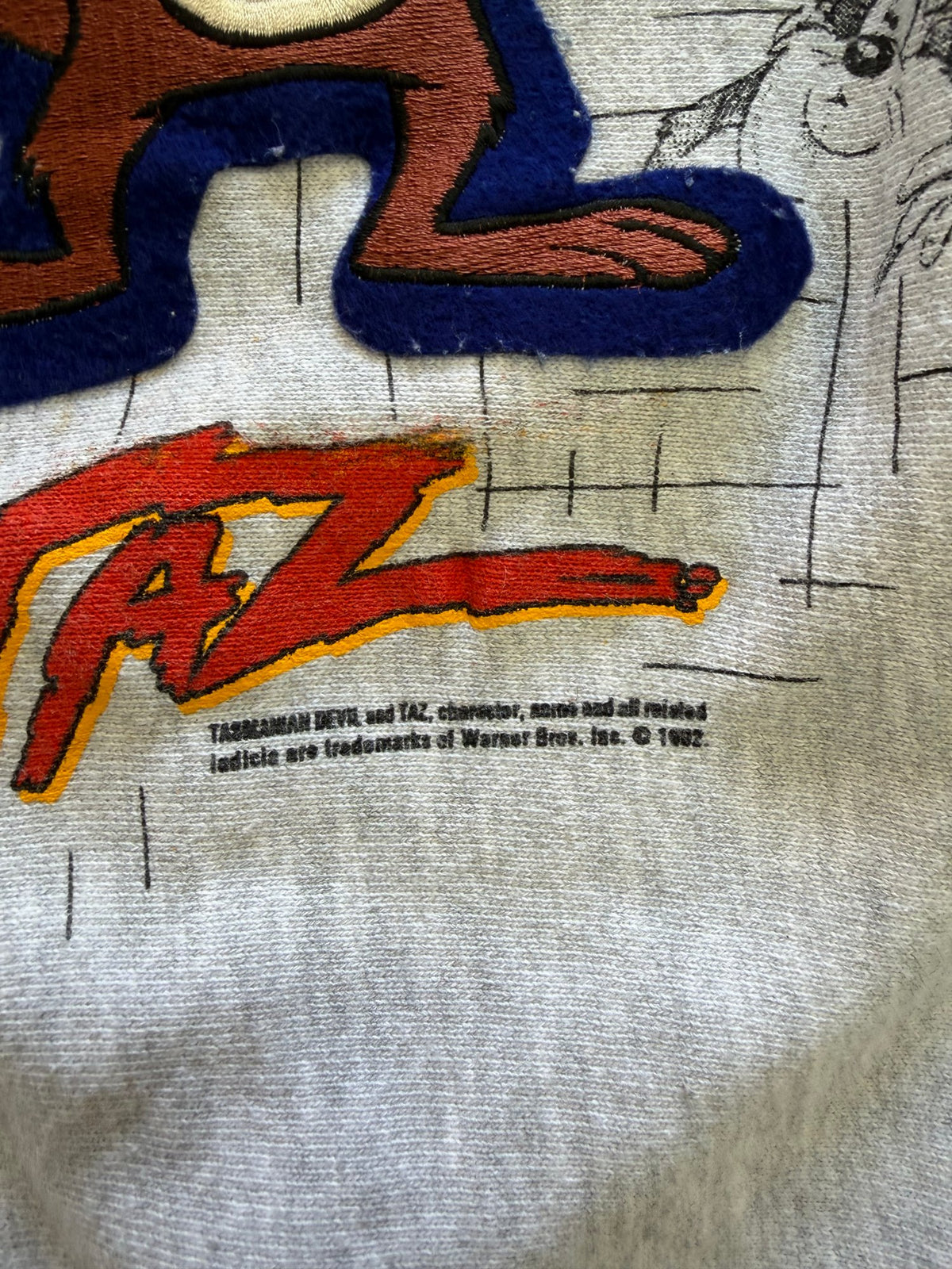 Vintage Genus Taz Tasmanian Devil Sweatshirt - L