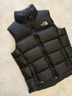 Women's North Face 700 Black Puffer Vest - M