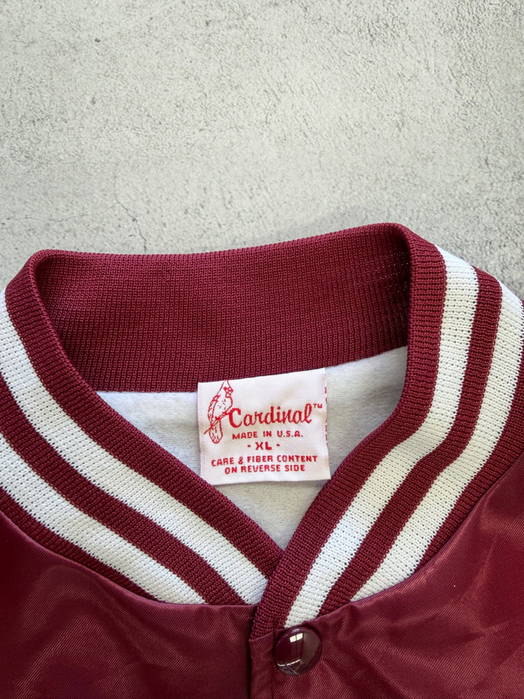 Vintage Cardinal Häagen-Dazs Bomber Jacket - XL