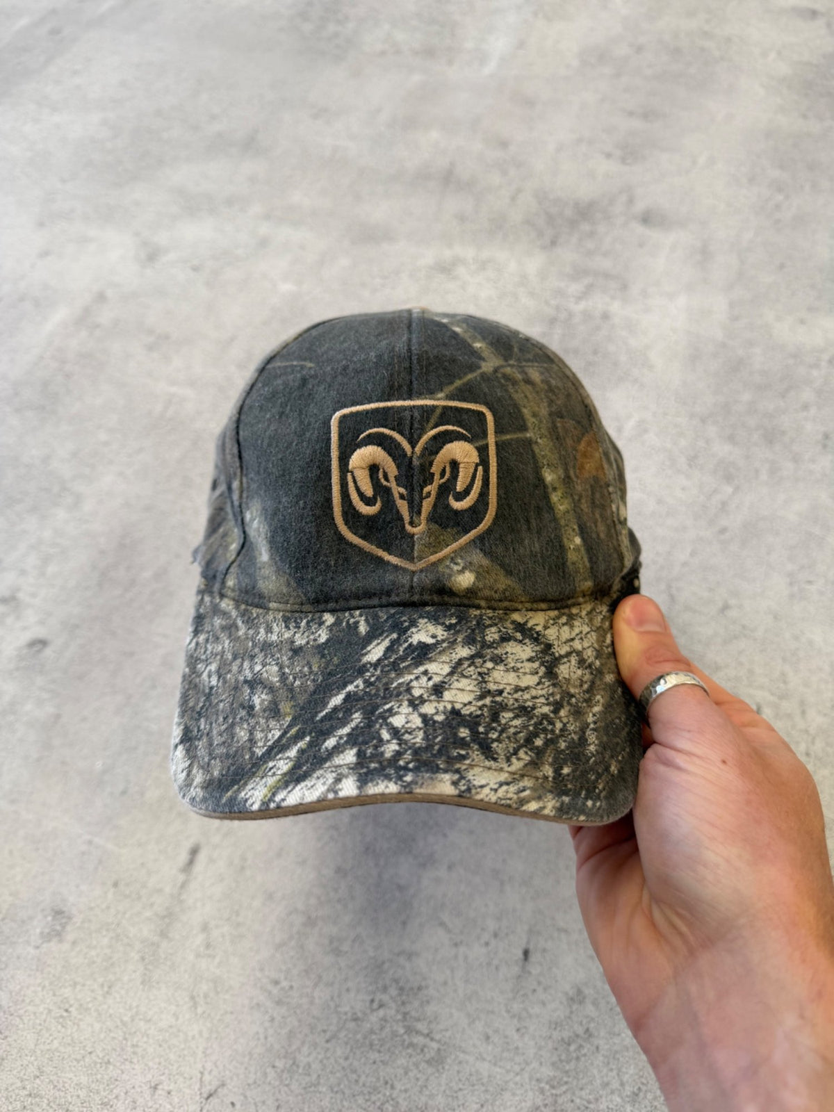 Real Tree Dodge Ram Logo Cap