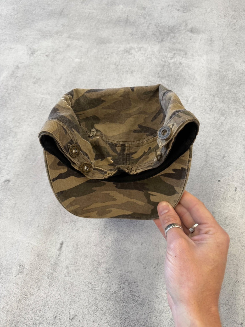 Von Dutch Camouflage Military Cap