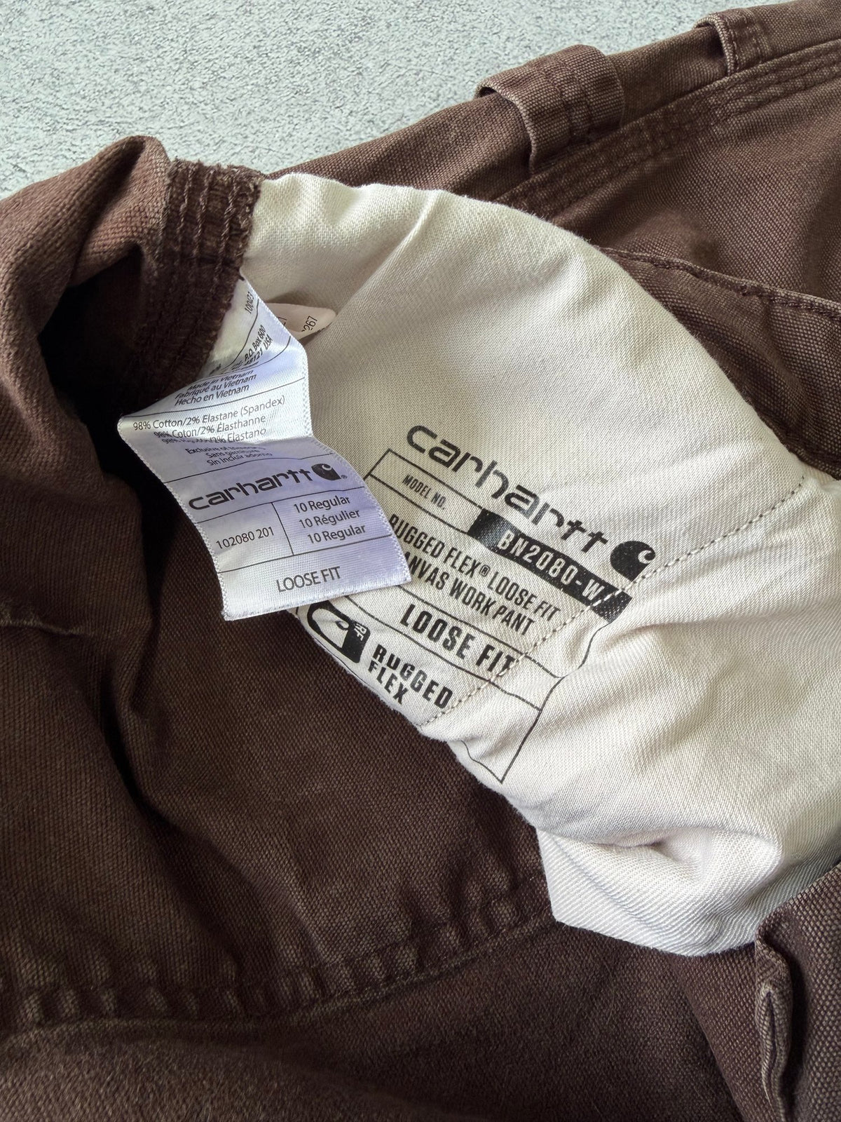 Women's Carhartt Rugged Flex Canvas Work Pant - 10