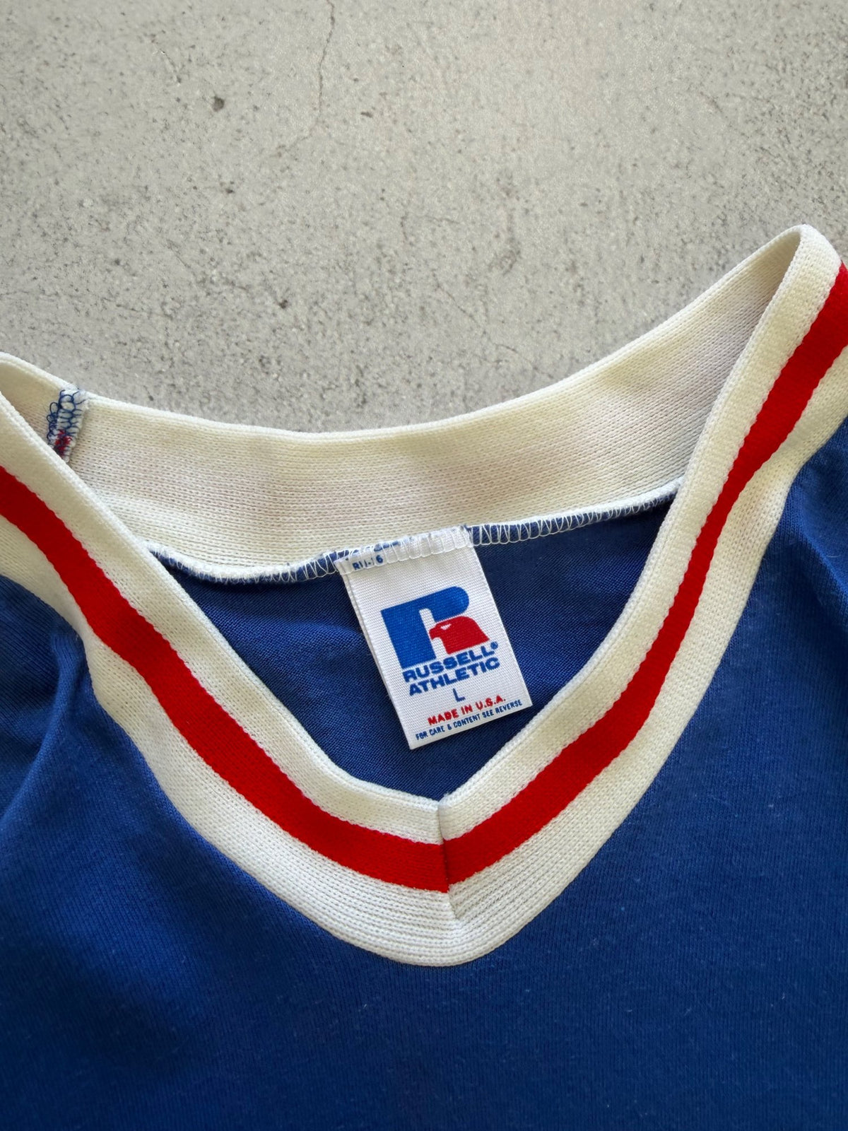 Vintage Russell Athletic N&S Patterns Jersey/T-Shirt - L