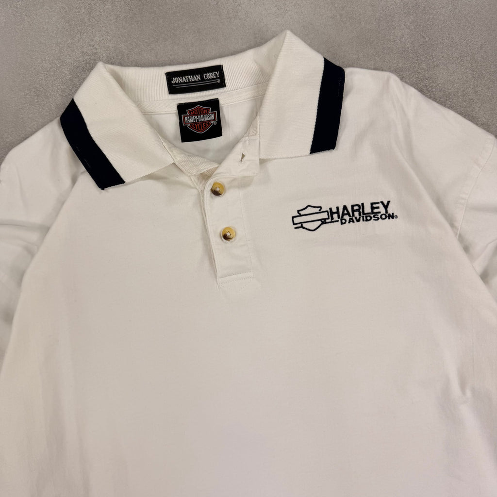Harley Davidson Long Sleeve Polo - L