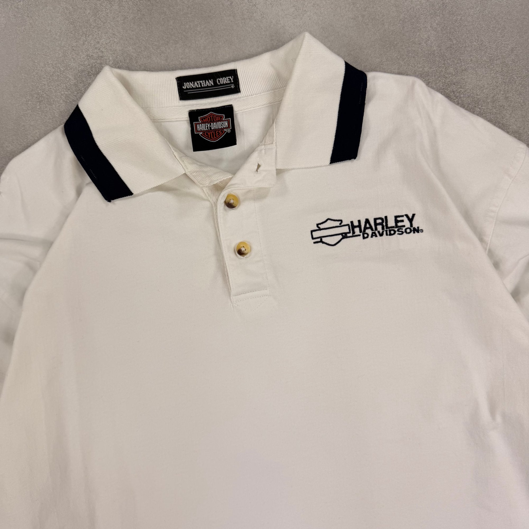 Harley Davidson Long Sleeve Polo - L