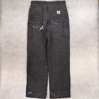 Carhartt Black Double Knee Pants - W34