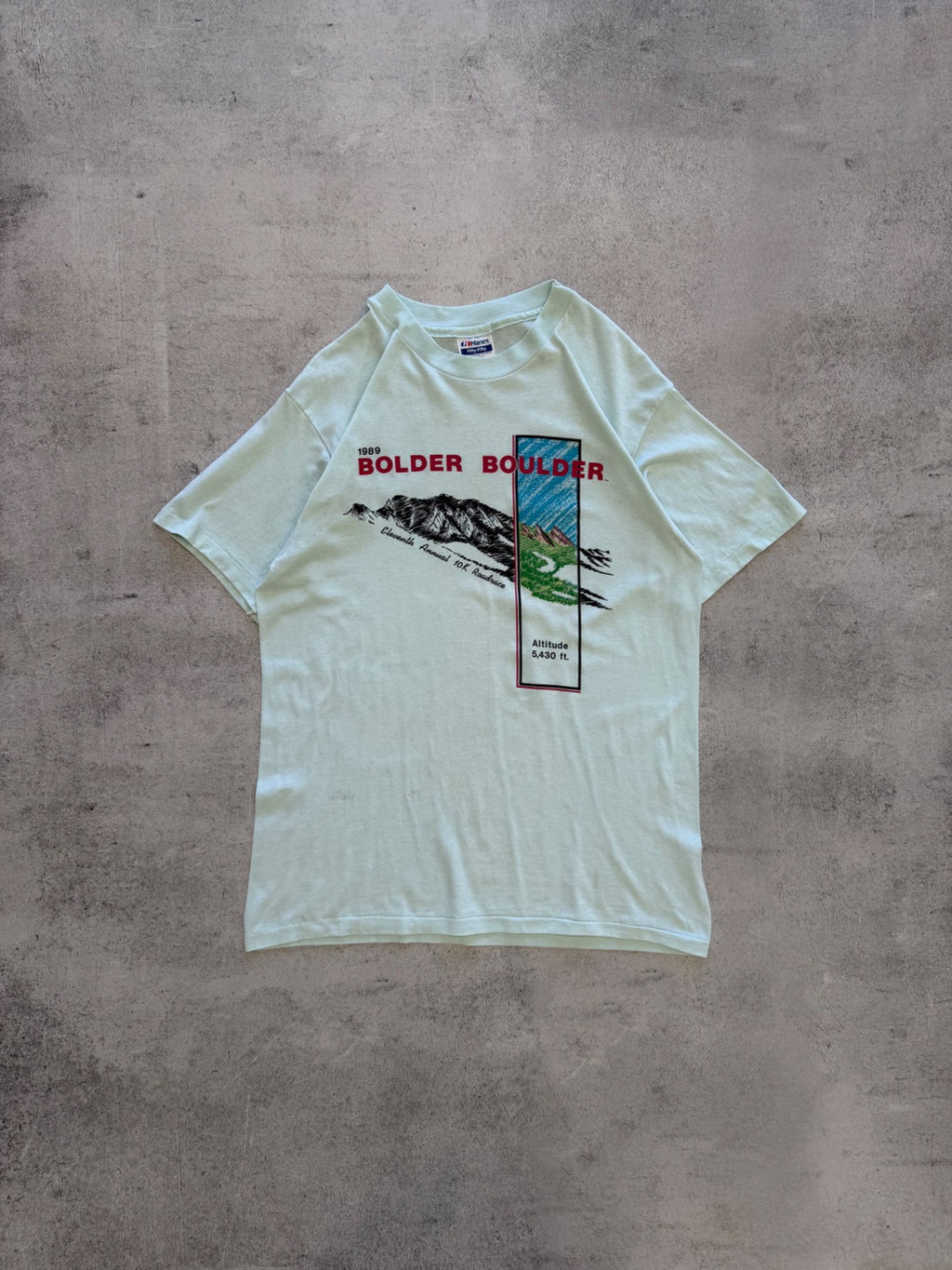 Vintage Hanes 1989 Bolder Boulder T-Shirt - L