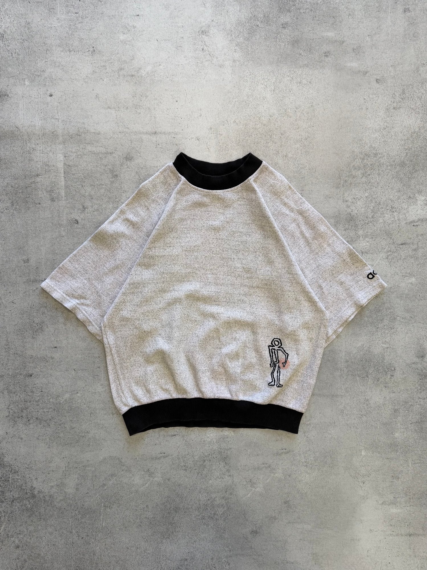 Vintage Adidas Short Sleeve Graphic Sweatshirt - M