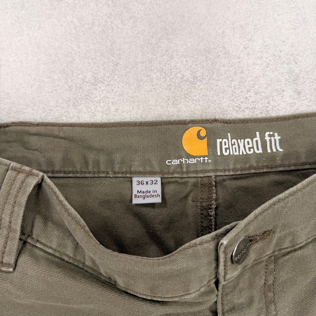 Carhartt Green Double Knee Pants - W36