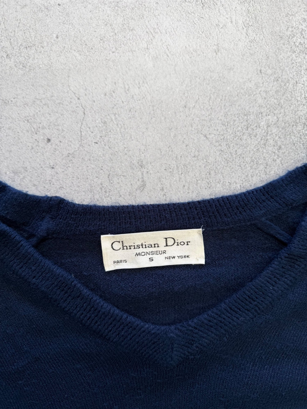 Christian Dior Monsieur V-Neck Sweater - M
