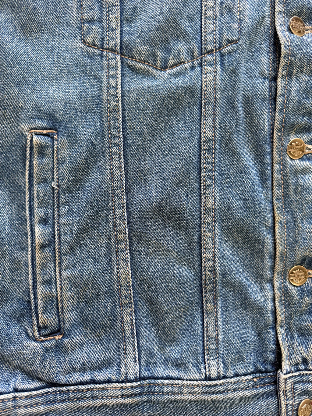 Harley-Davidson Denim Vest - M