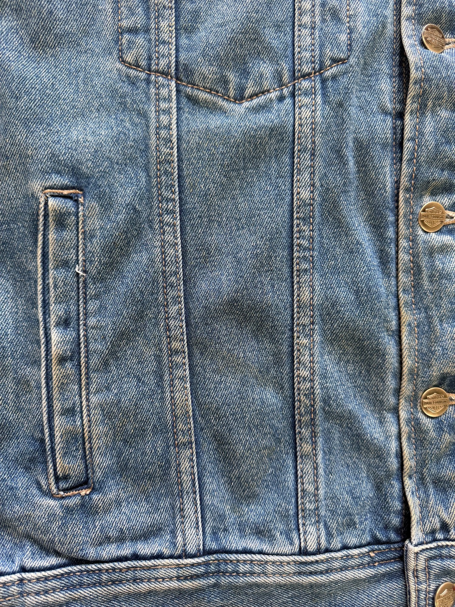 Harley-Davidson Denim Vest - M