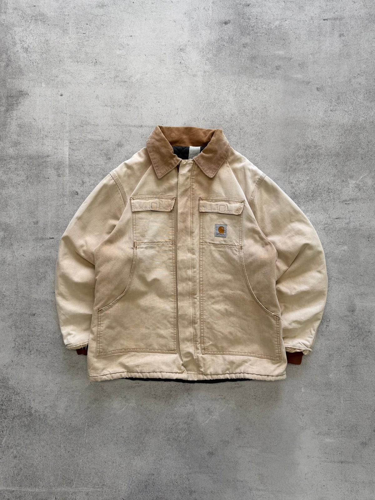 Vintage Carhartt Beige Workwear Jacket - L