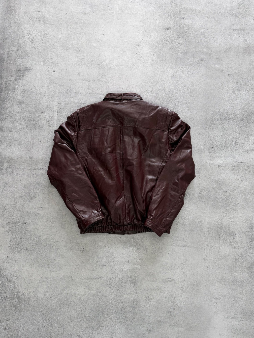 Women's Wilsons Burgundy Leather Jacket - S