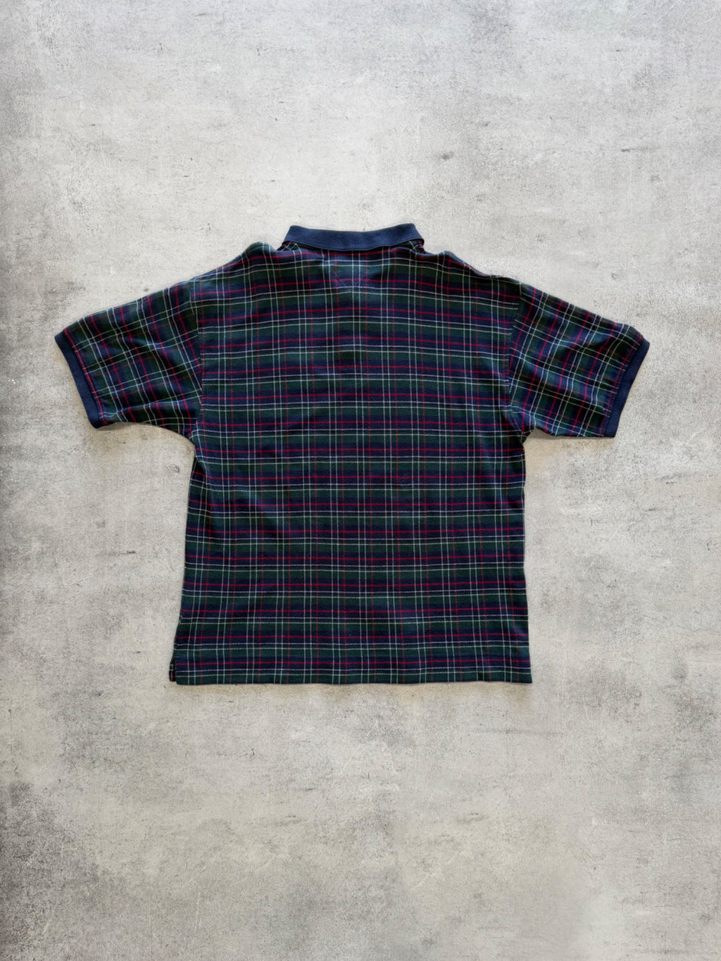 Tommy Hilfiger Plaid Polo Shirt - XL