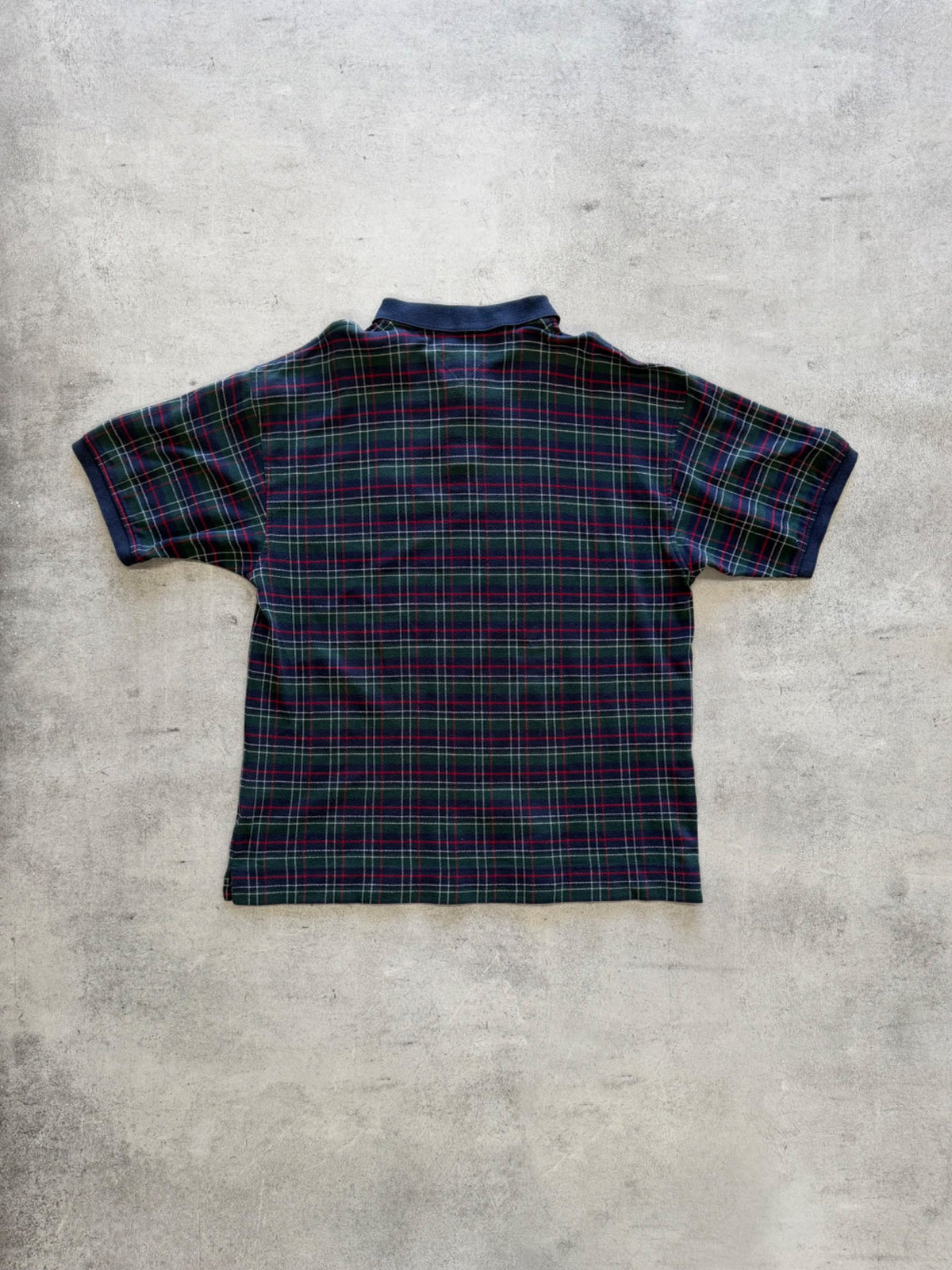 Tommy Hilfiger Plaid Polo Shirt - XL