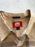 Ecko Unltd Plaid Short Sleeve Shirt - L