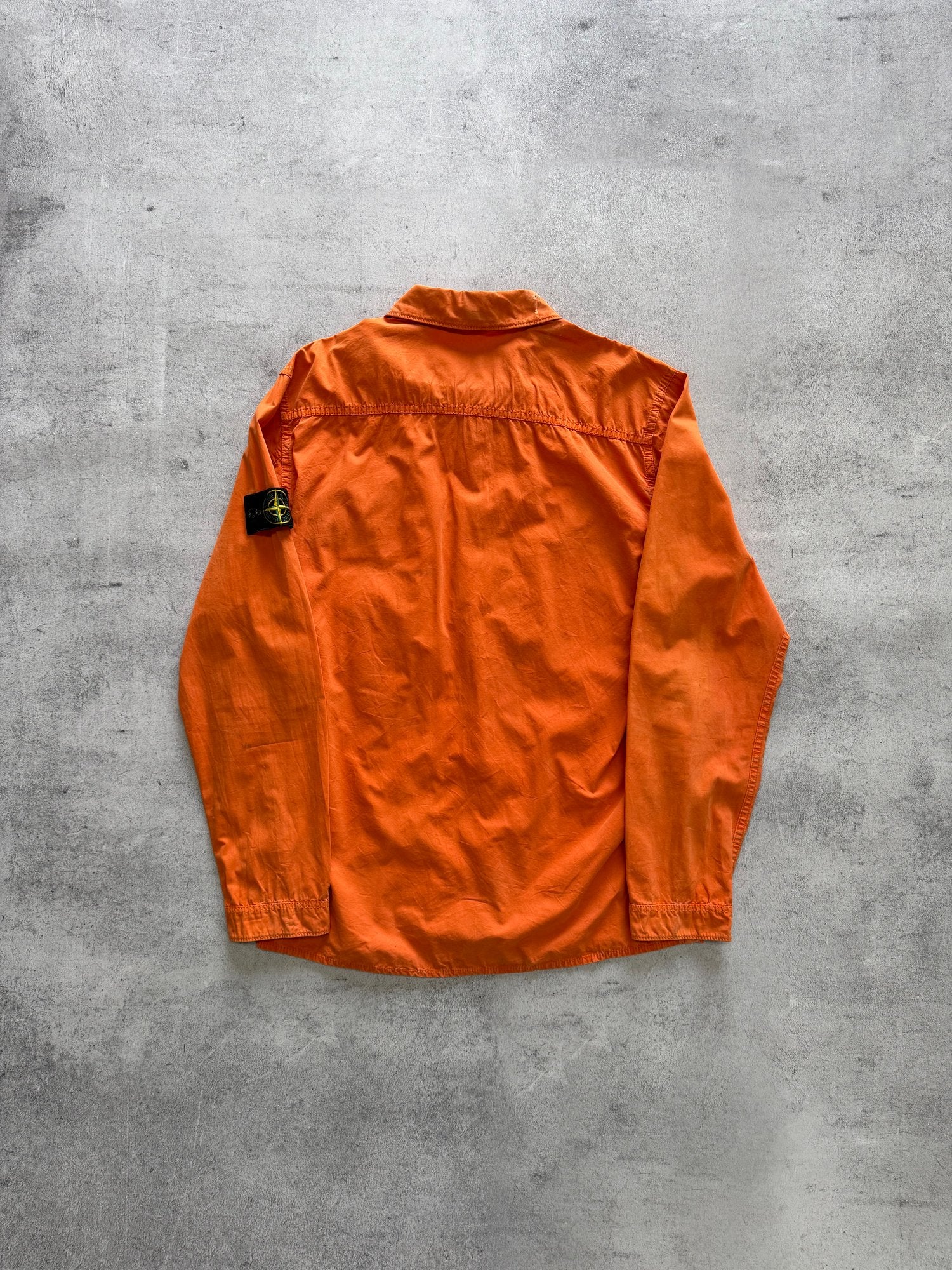 Stone Island Orange Zip Jacket - L
