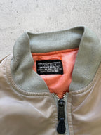 Vintage Schott MA-1 Bomber Jacket Rolling Stones Tour - XL