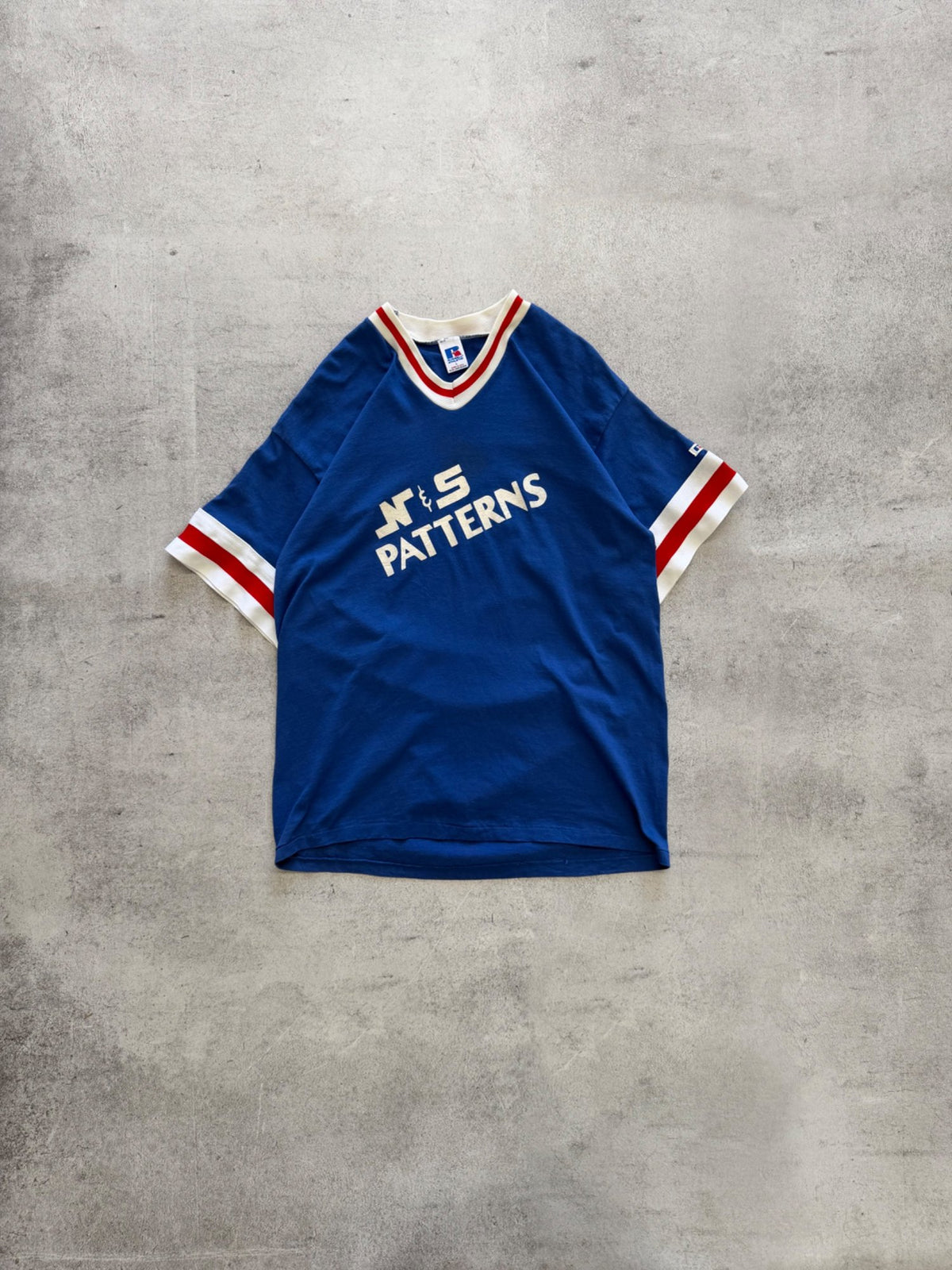 Vintage Russell Athletic N&S Patterns Jersey/T-Shirt - L