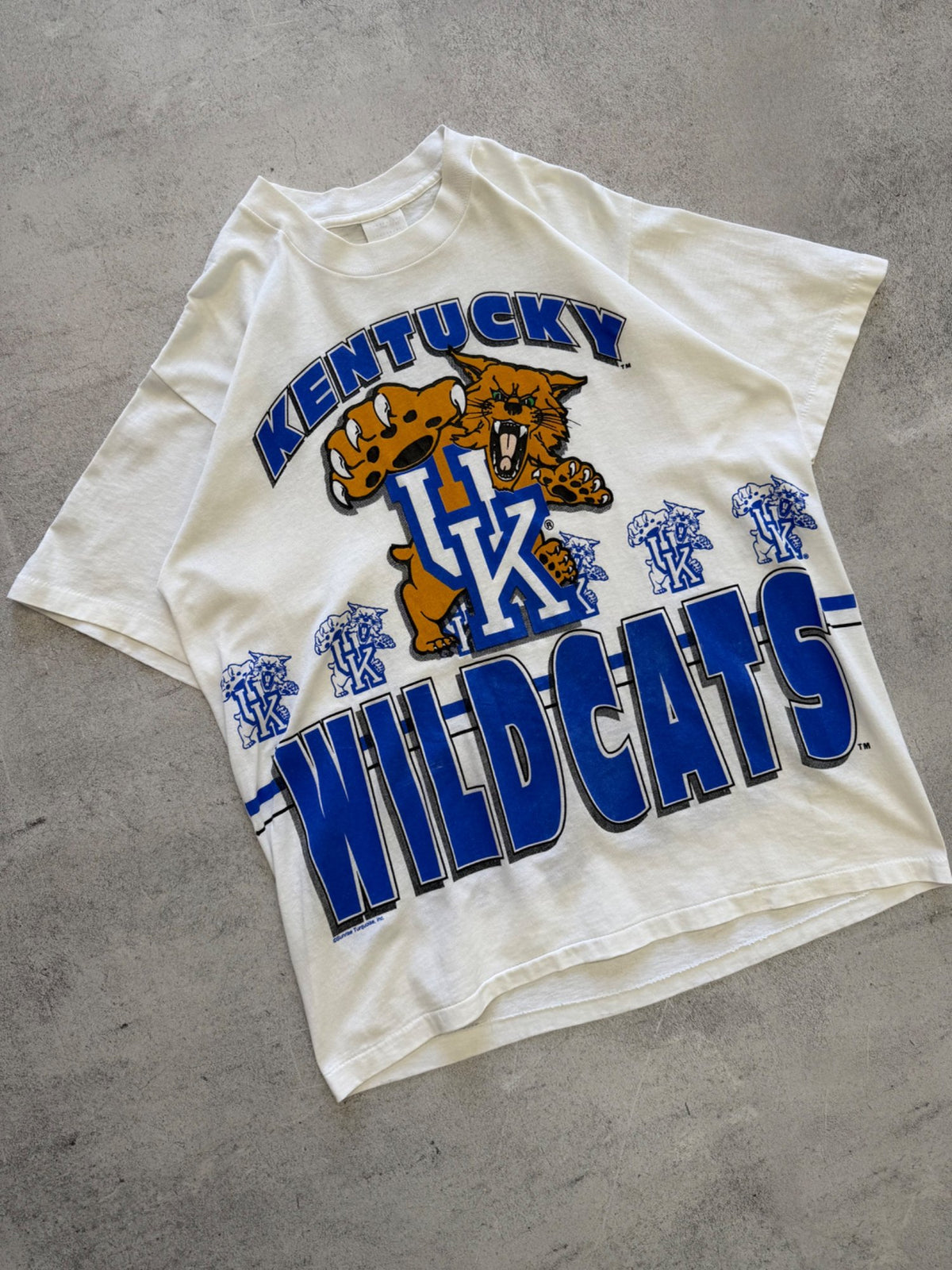 Vintage College Star Kentucky Wildcats T-Shirt - L